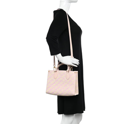 Empreinte Monogram Summer Stardust Onthego PM Pink