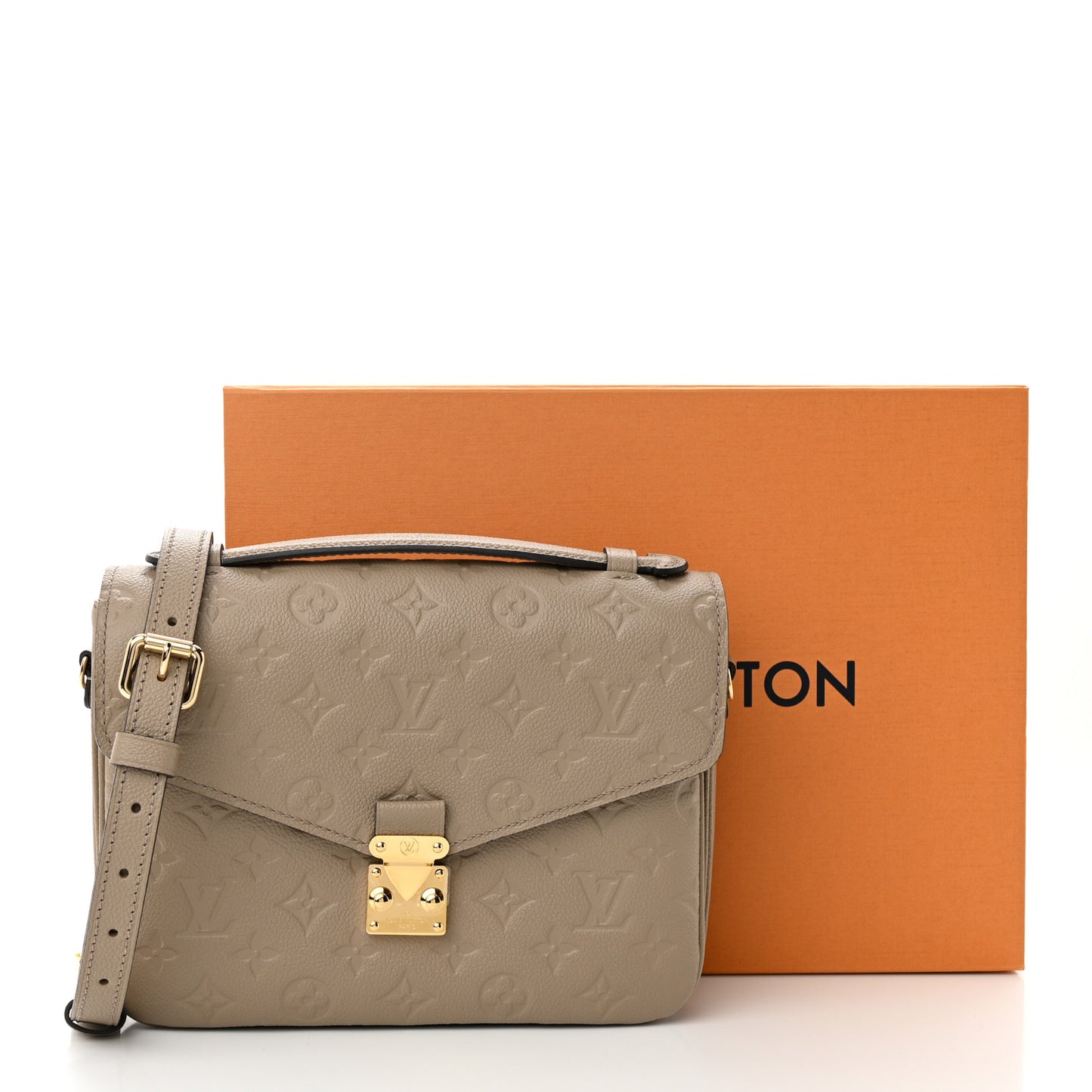 LOUIS VUITTON Empreinte Pochette Metis Tourterelle