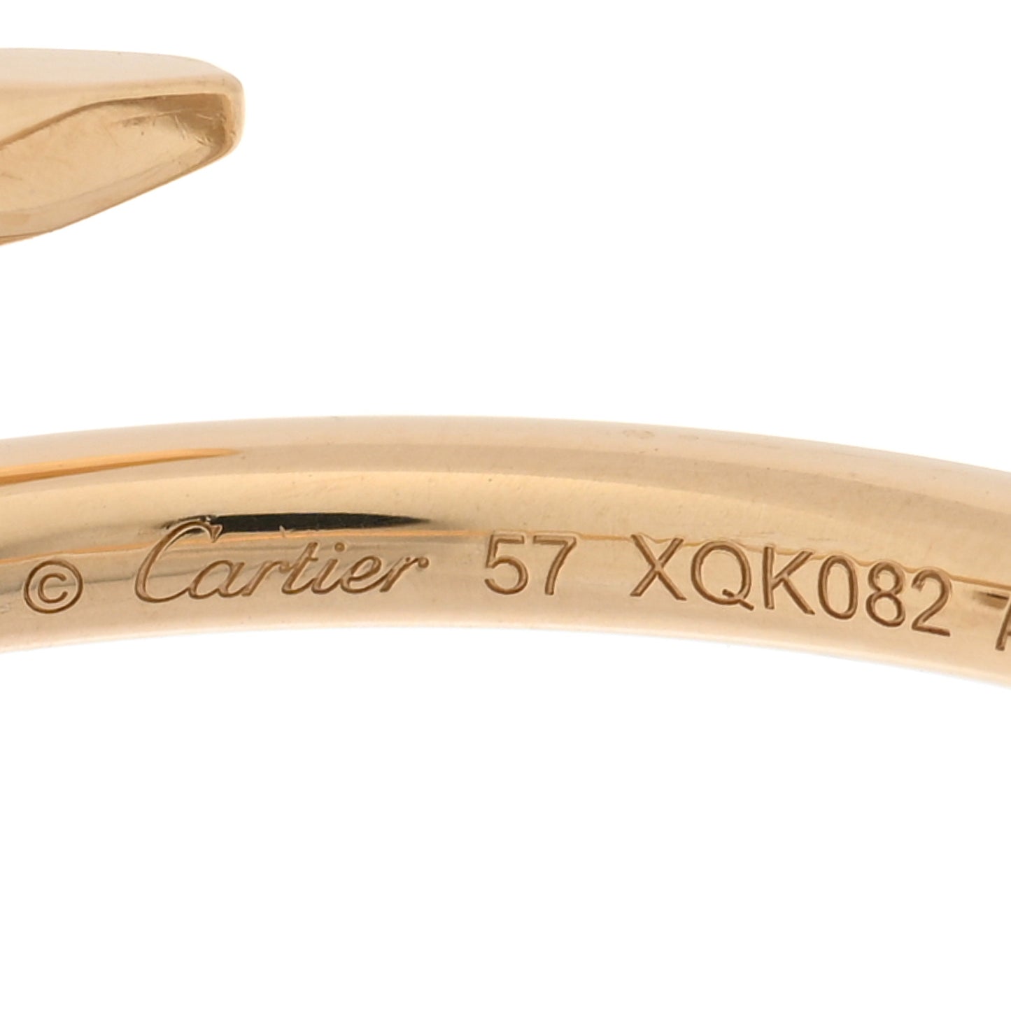 18K Yellow Gold Small Juste Un Clou Ring 57 8