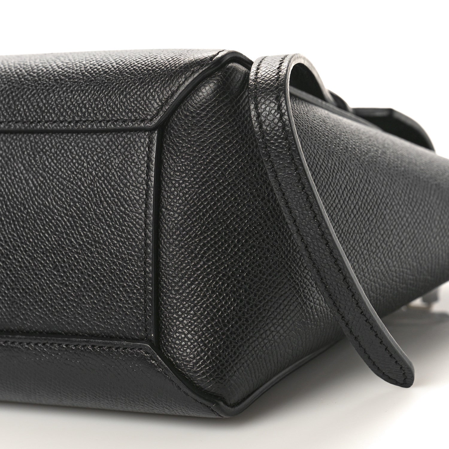 Celine Grained Calfskin Nano Belt Bag Black 7 of 8