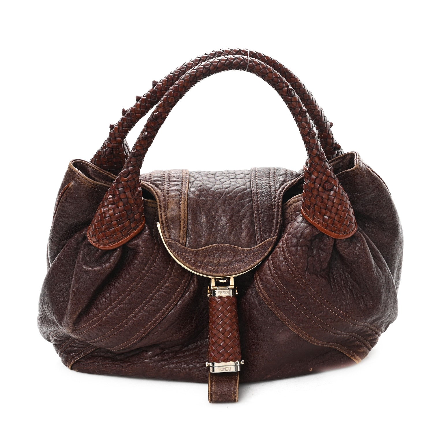 Fendi Nappa Nuvolata Spy Cognac 1781762 – FASHIONPHILE