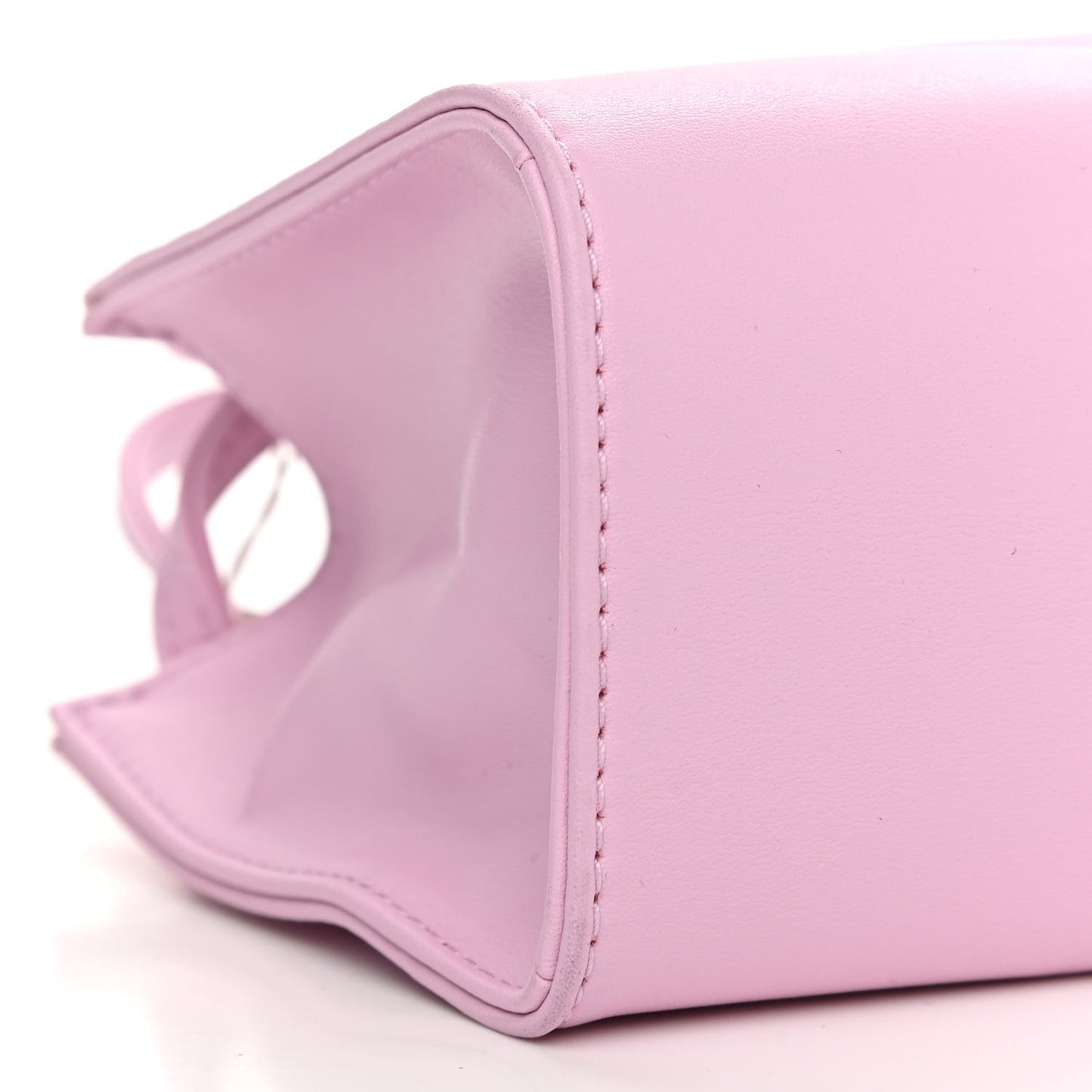 Vegan Leather Small Shopping Bag Bubblegum