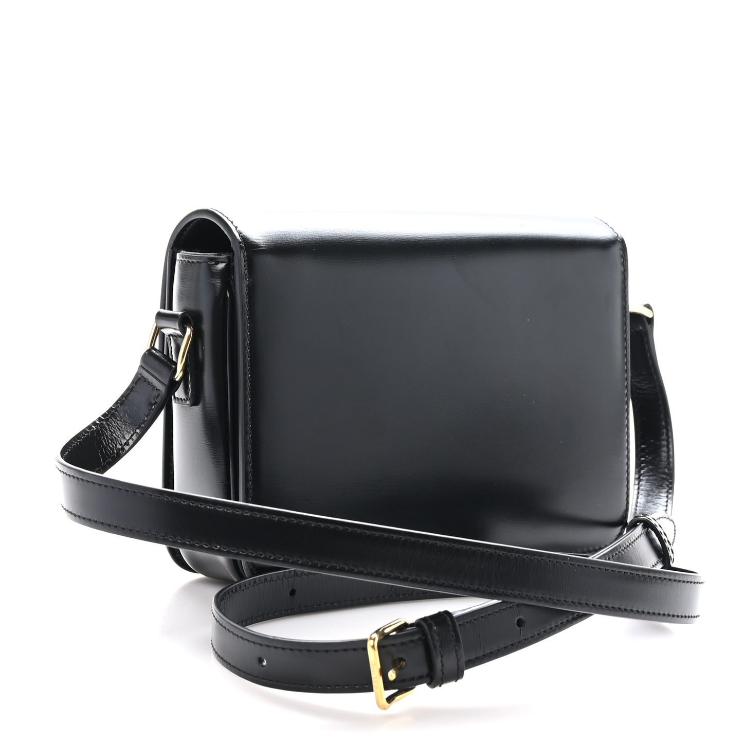 Shiny Calfskin Teen Triomphe Black