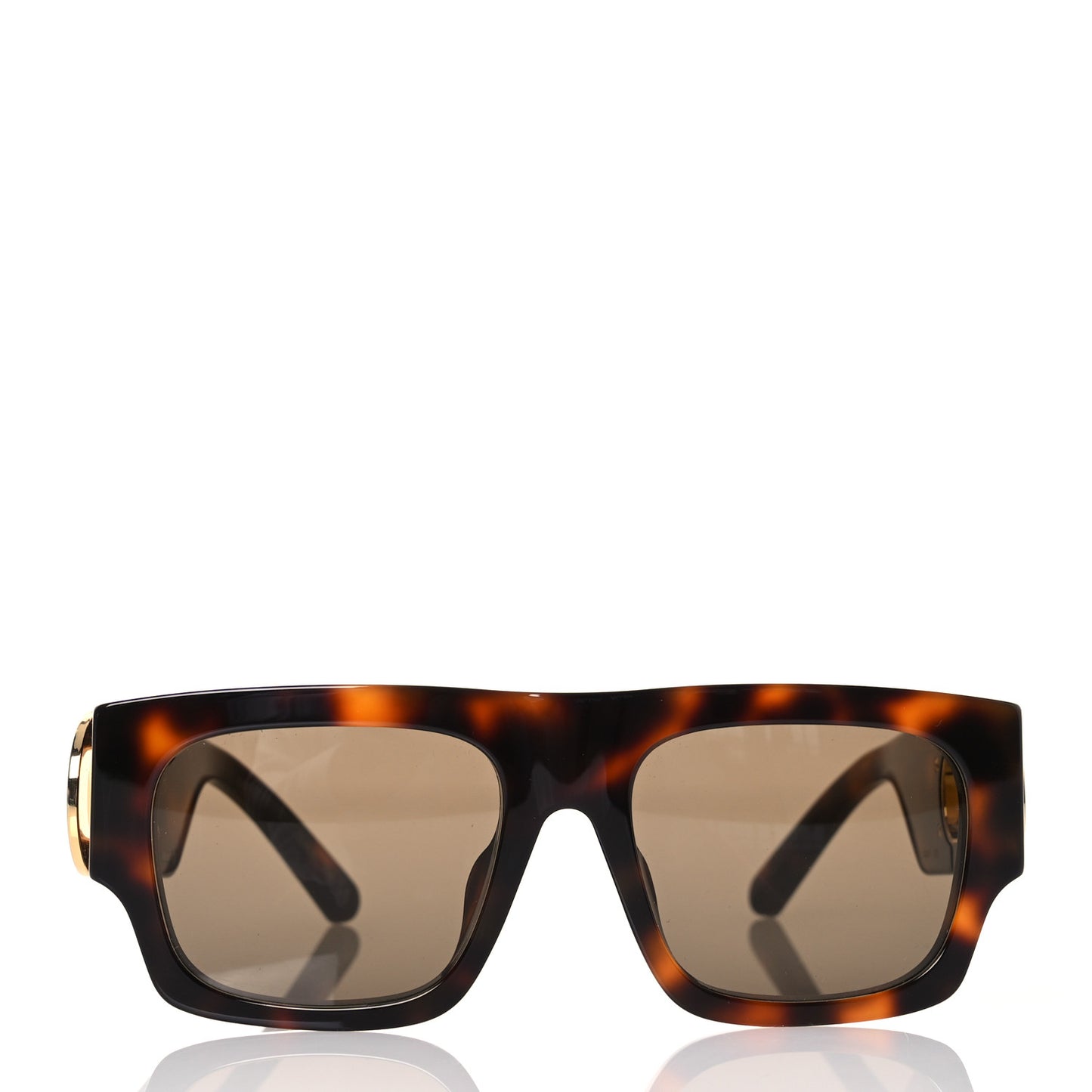 Acetate LV Link Square Sunglasses Z1479E Dark Tortoise