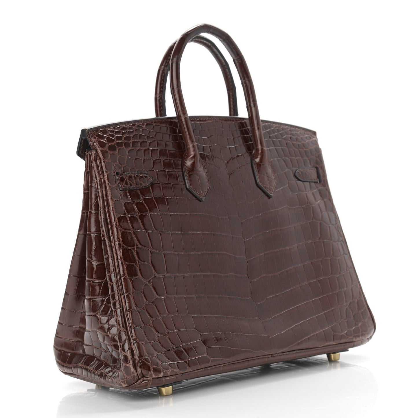 Shiny Niloticus Crocodile Birkin 25 Miel