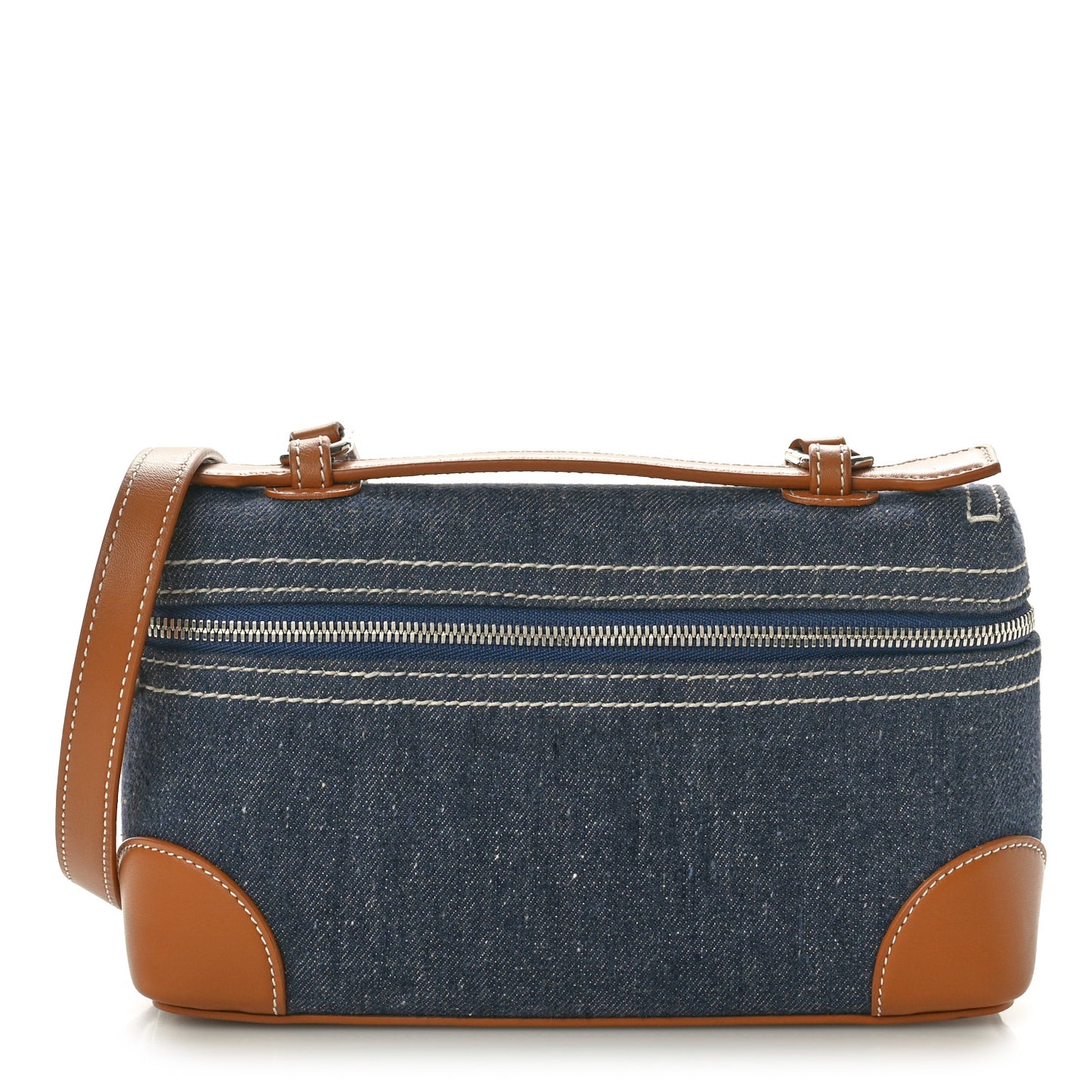 Denim L19 Extra Pocket Pouch Blue Warm Tan