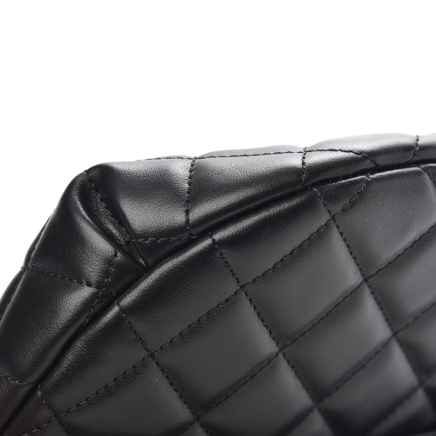 Chanel Calfskin Quilted Waist Belt Bag Black 8 of 9