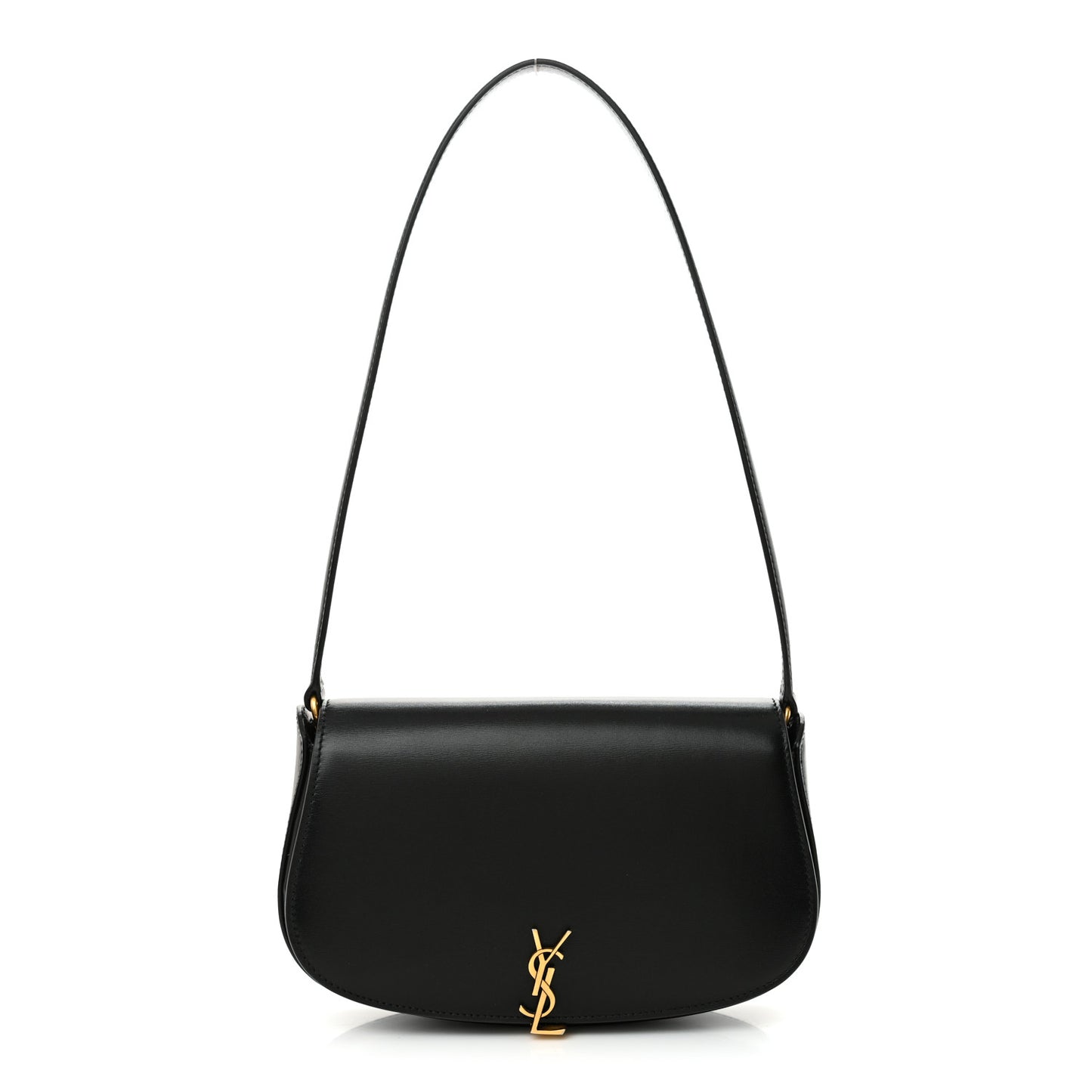 Box Calfskin Mini Voltaire Shoulder Bag Black