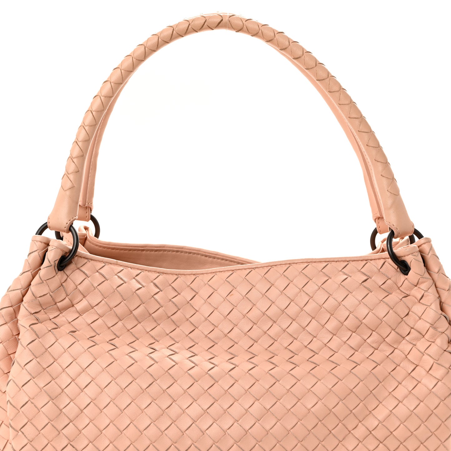 Nappa Intrecciato Parachute Bag Flamingo