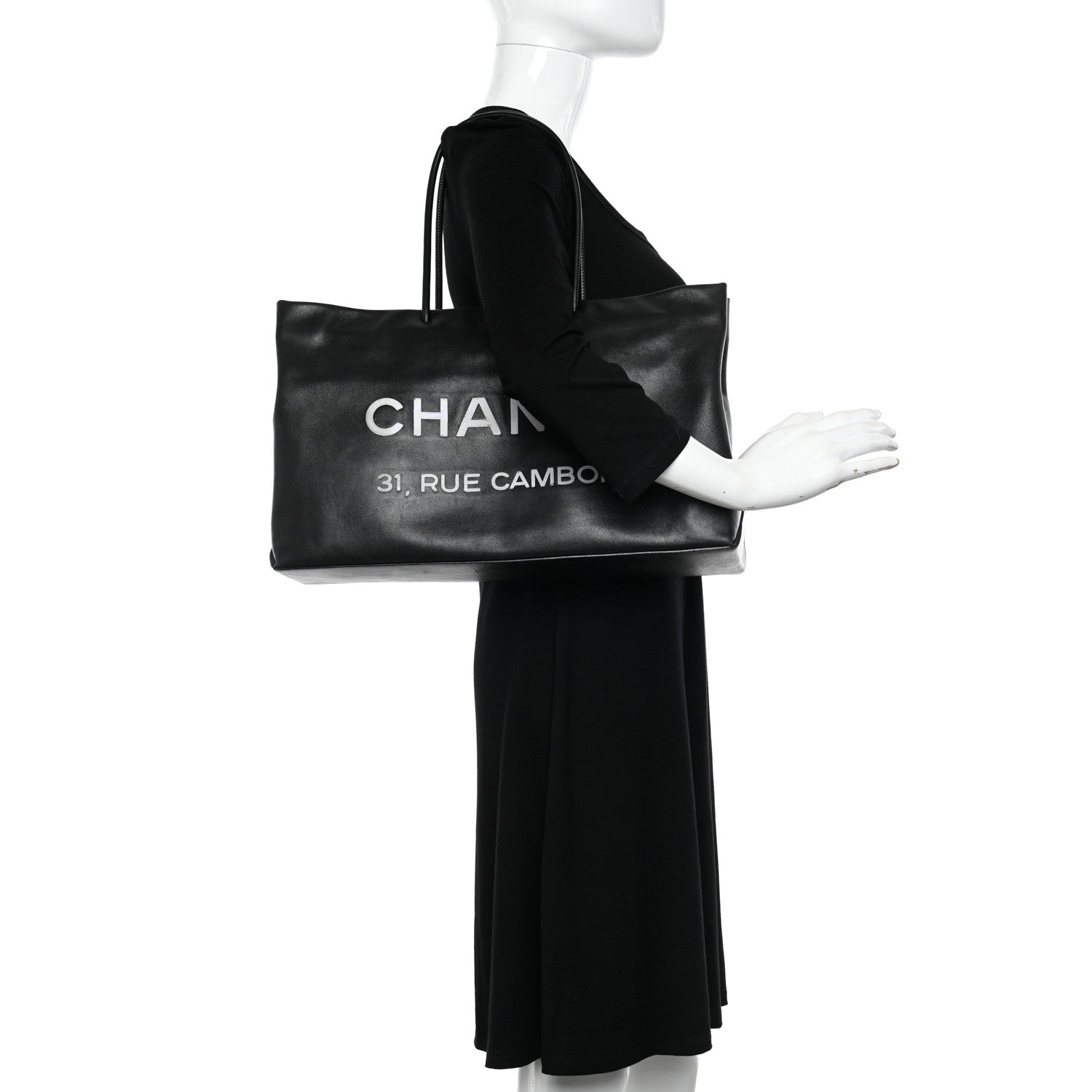 Chanel Calfskin Large Essential 31 Rue Cambon Tote Black 2 of 12