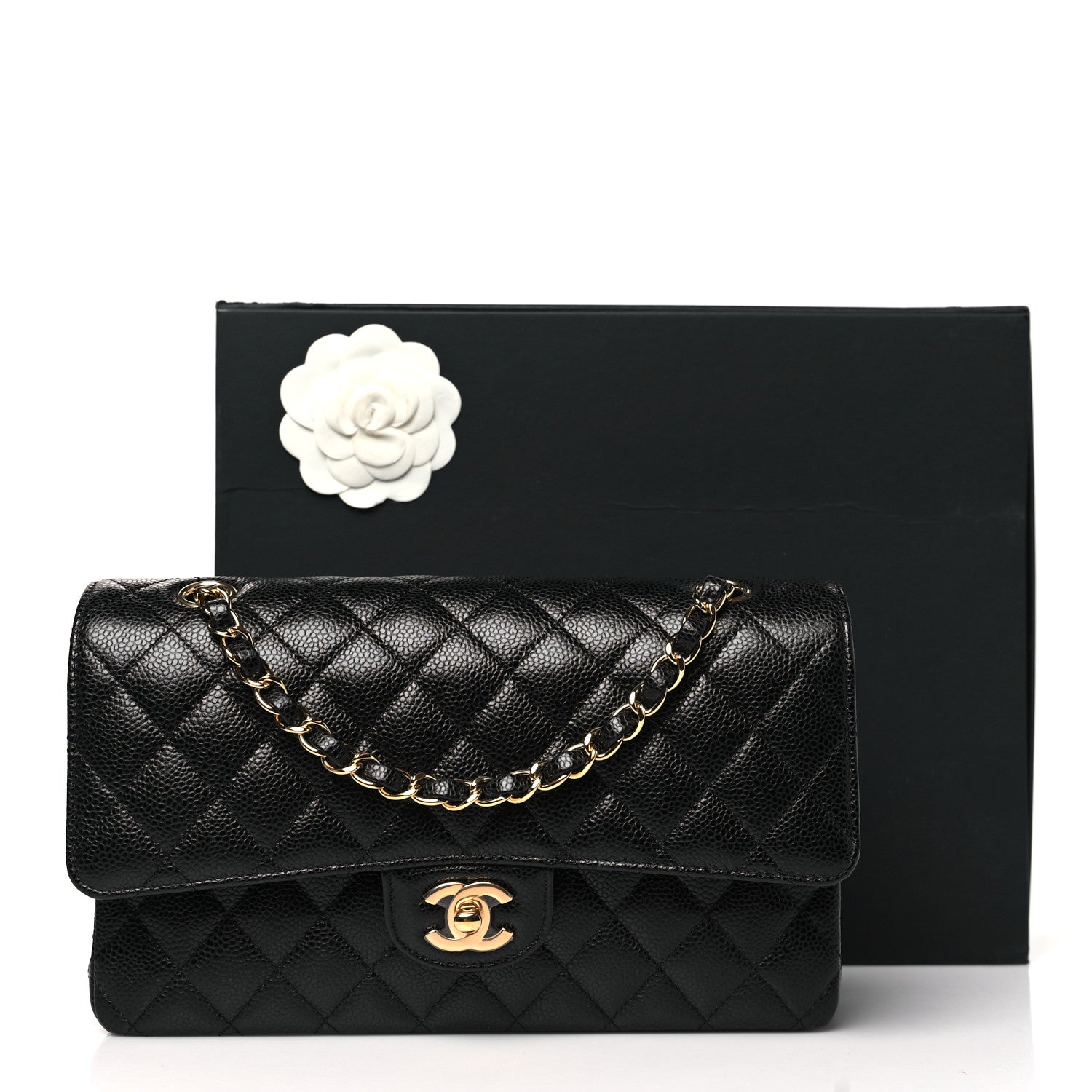 Chanel Caviar Quilted Small Double Flap Black 11 of 11