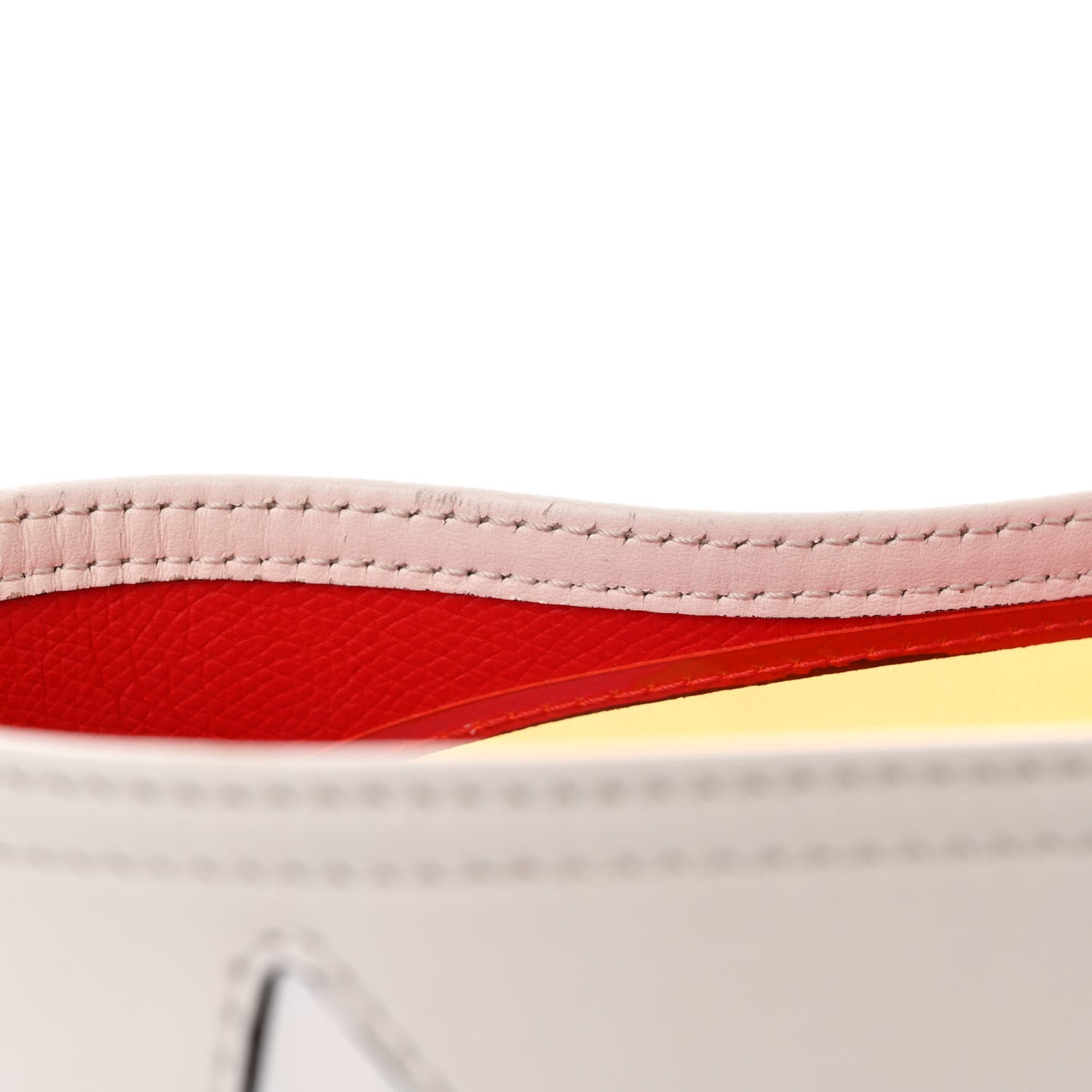Calfskin PVC Love Spikes East West Cabata Tote Latte Multicolor