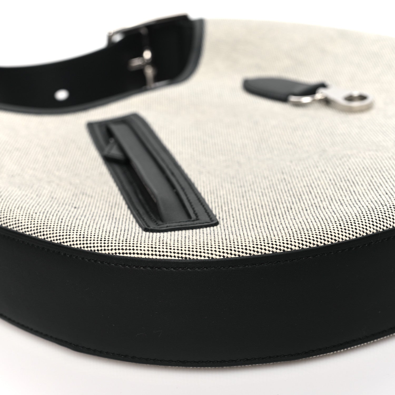 Hermes Canvas Swift Arcon Ecru Black 9 of 11