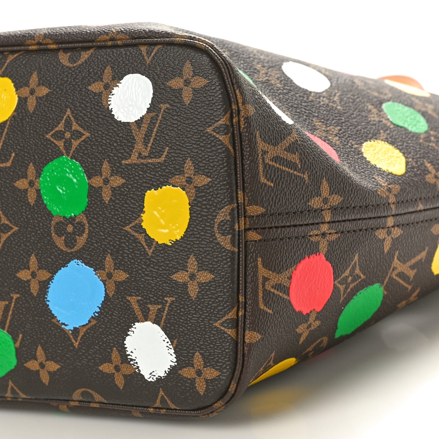 LV X YK Monogram Dots Neverfull MM
