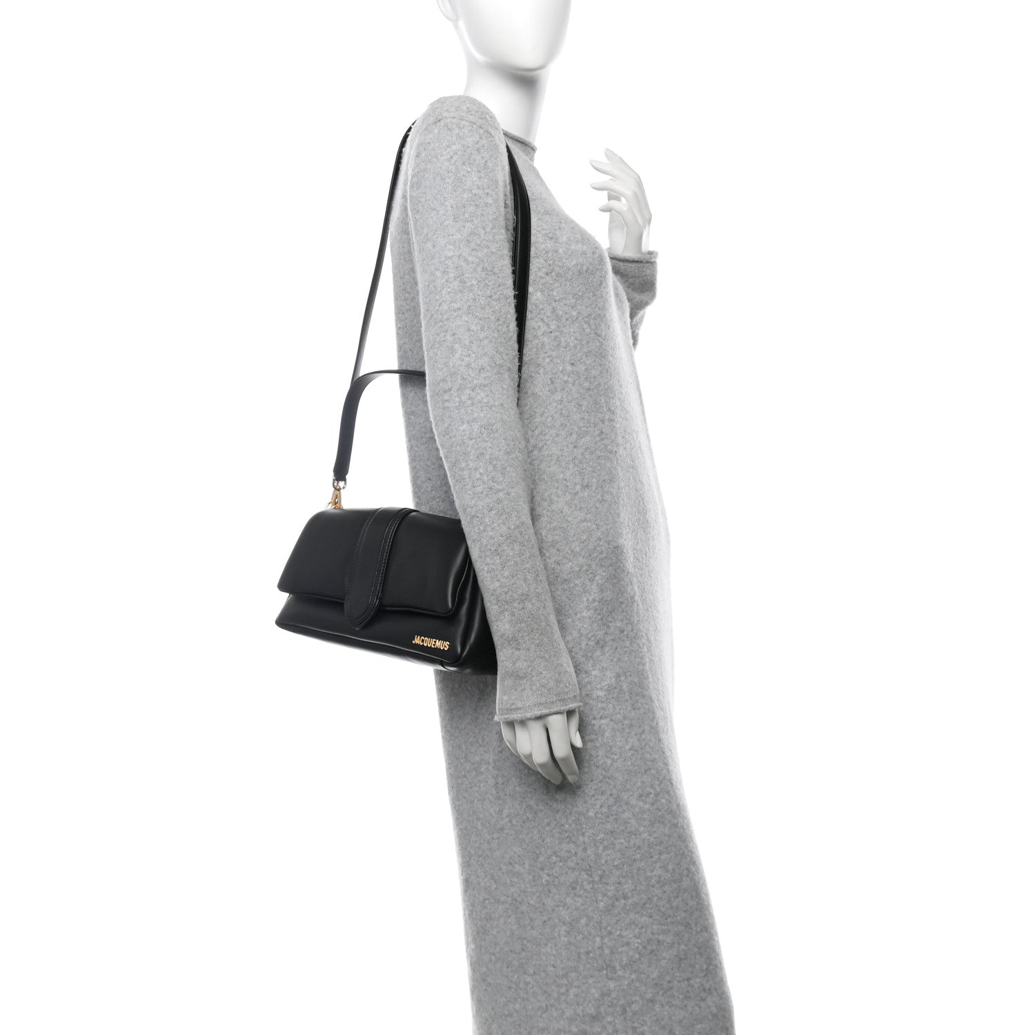 Jacquemus Padded Lambskin Le Bambimou Black 2 of 9