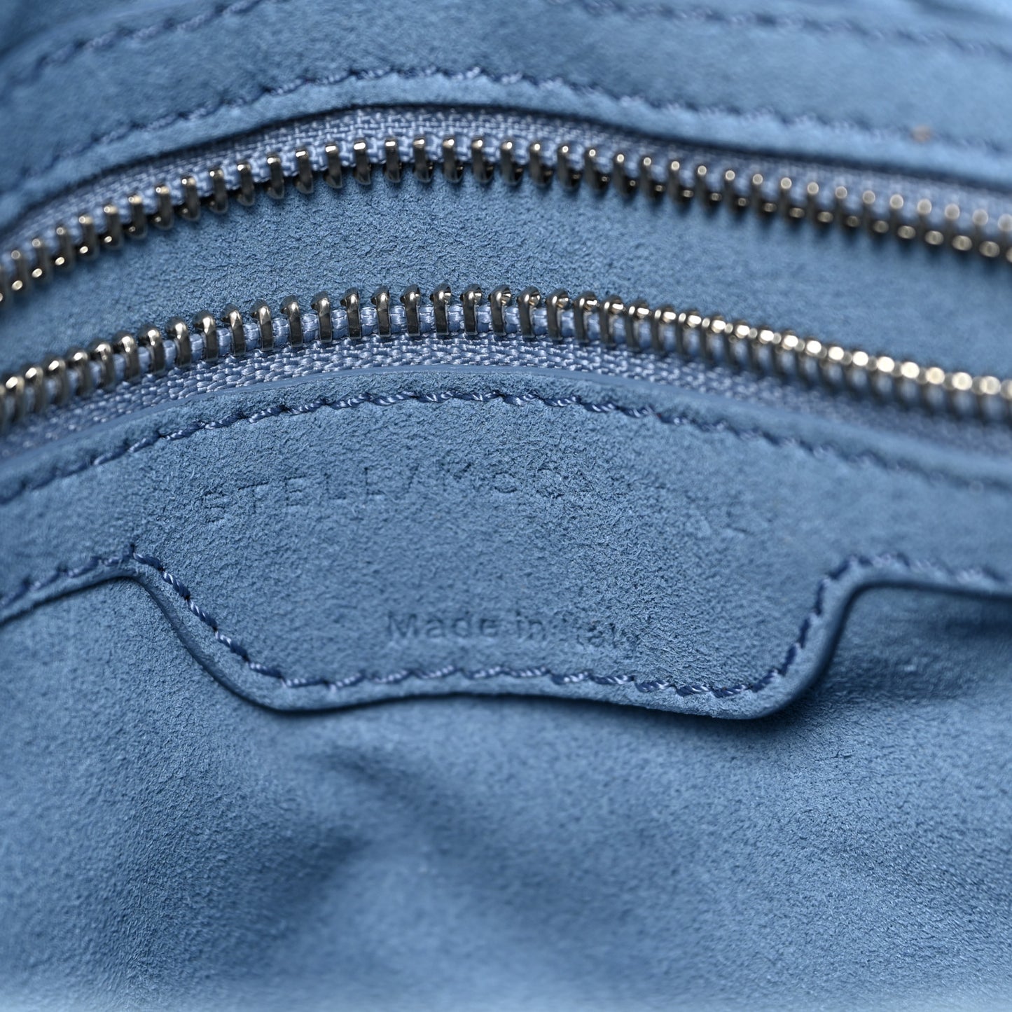 Eco Denim Quilted Small Beckett Shoulder Bag Blue