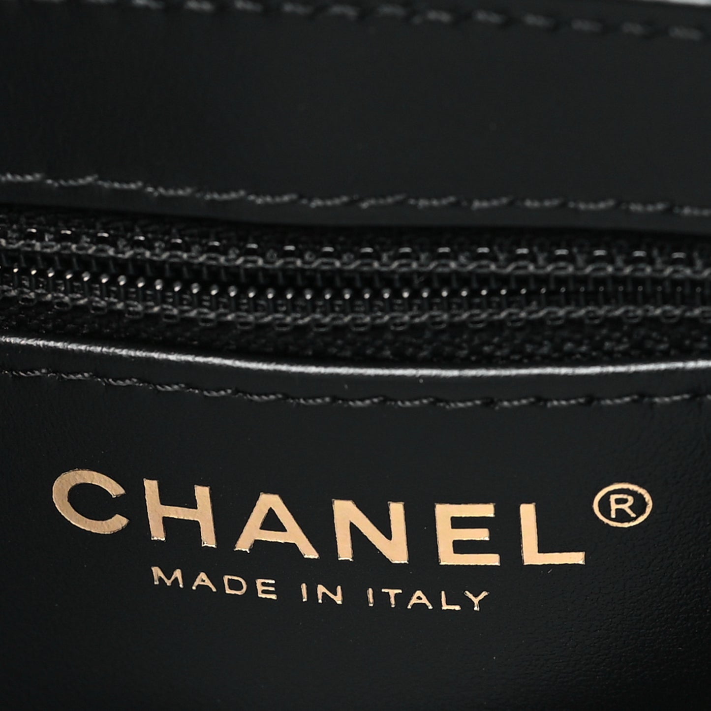 Shiny Aged Calfskin Quilted Nano Kelly Shopper Black