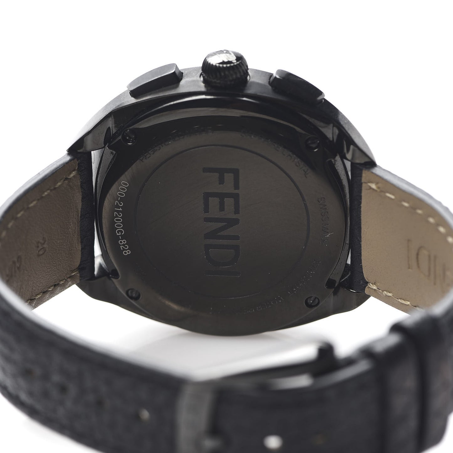 Stainless Steel Calfskin 40mm Momento Bugs Quartz Watch Black