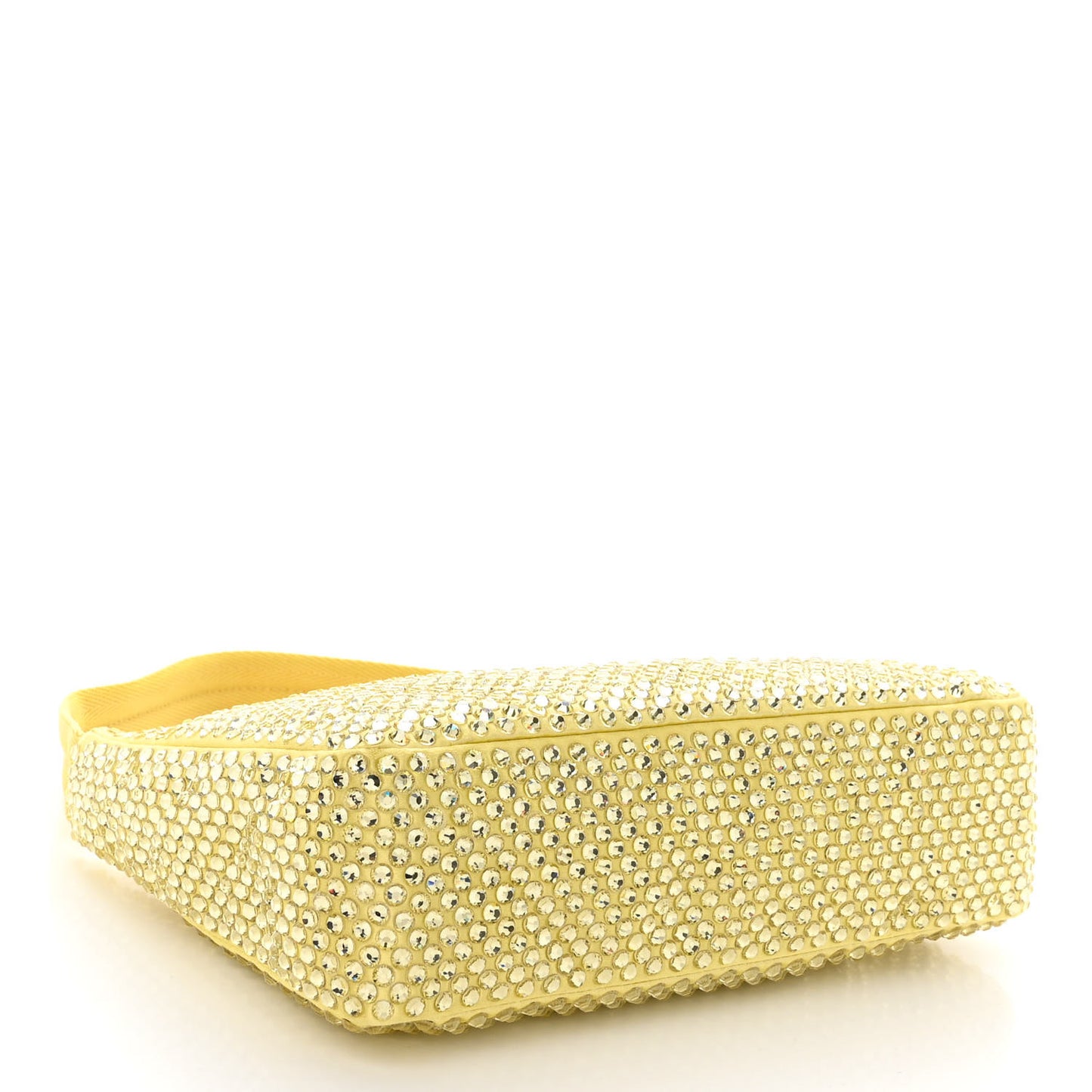 Satin Crystal Mini Re-Edition 2000 Bag Ananas