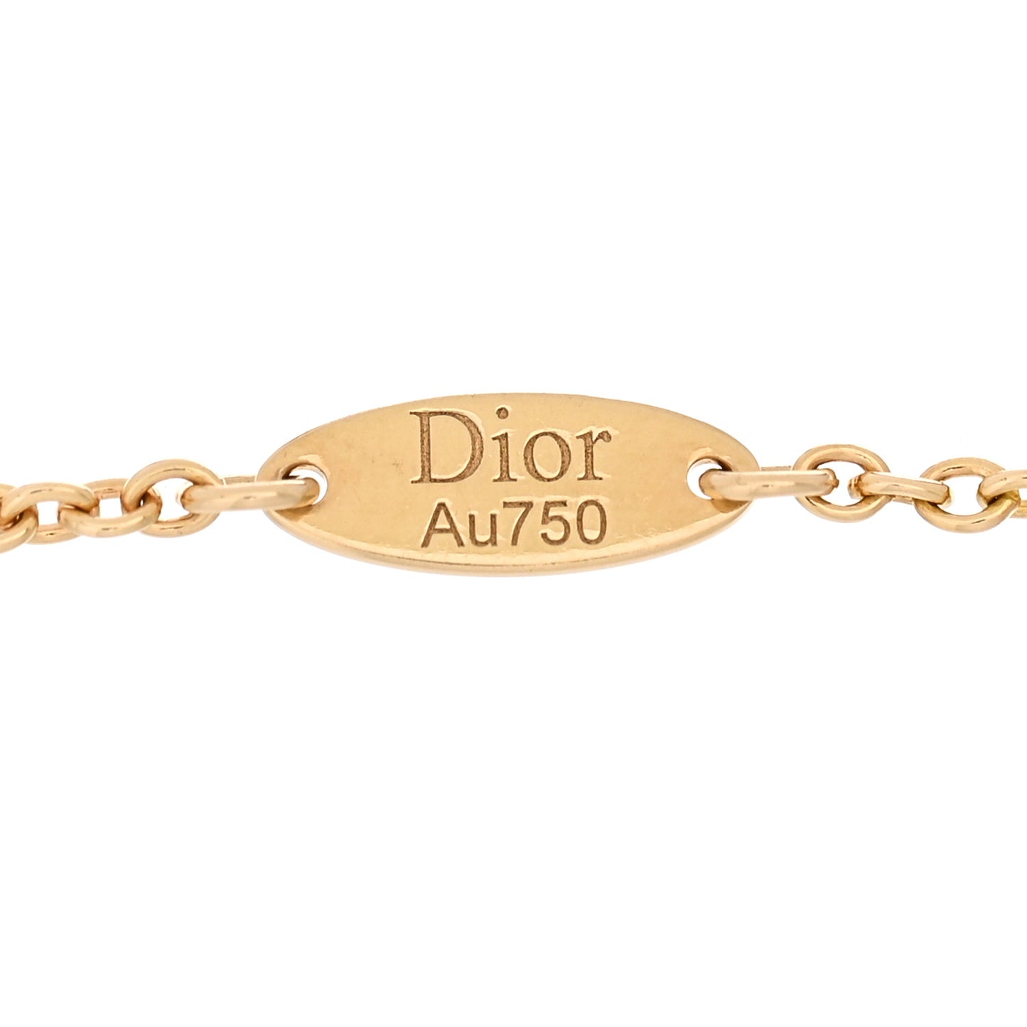 18K Yellow Gold Diamond Mother of Pearl Rose Des Vents Bracelet