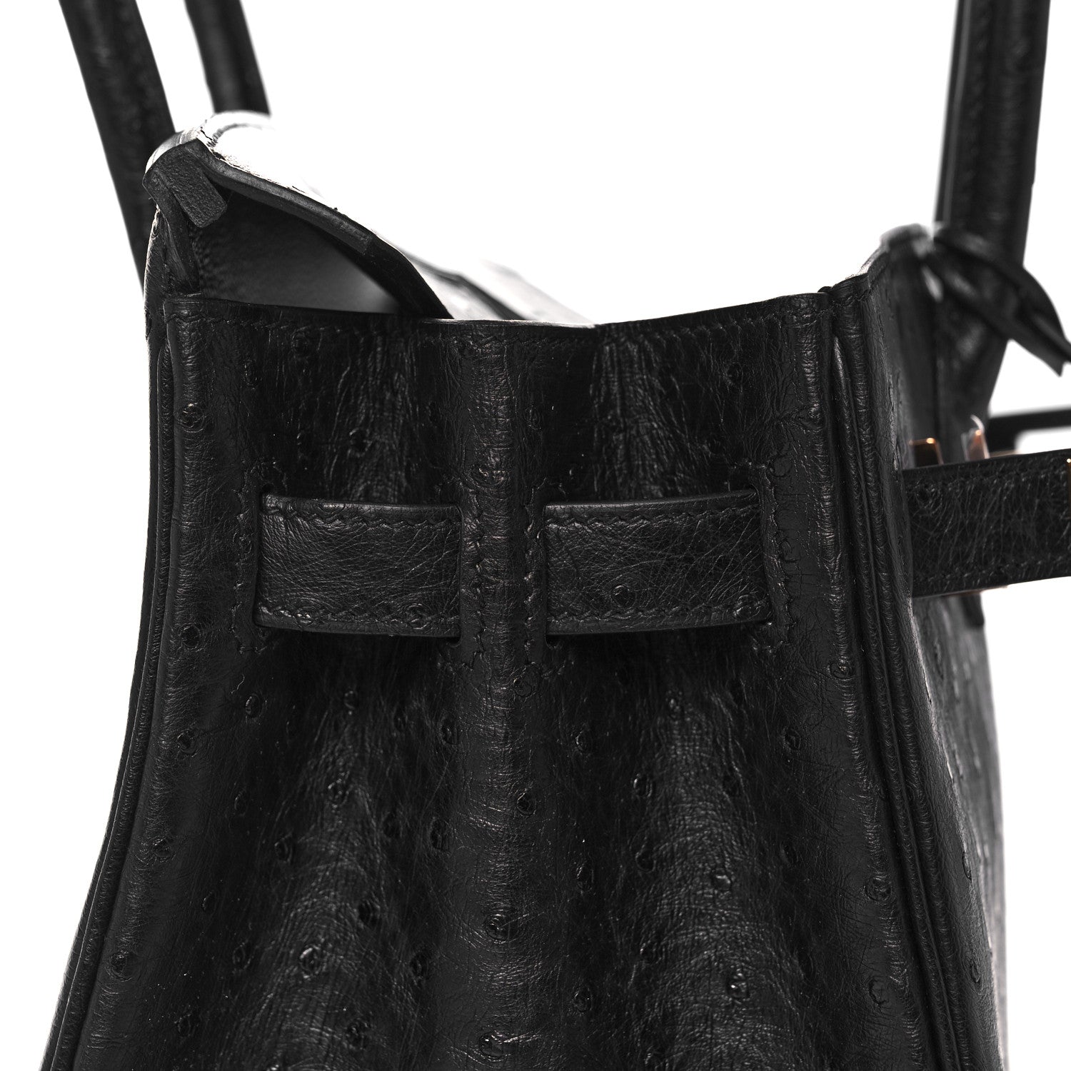 Hermes Ostrich Birkin 30 Black 15 of 34