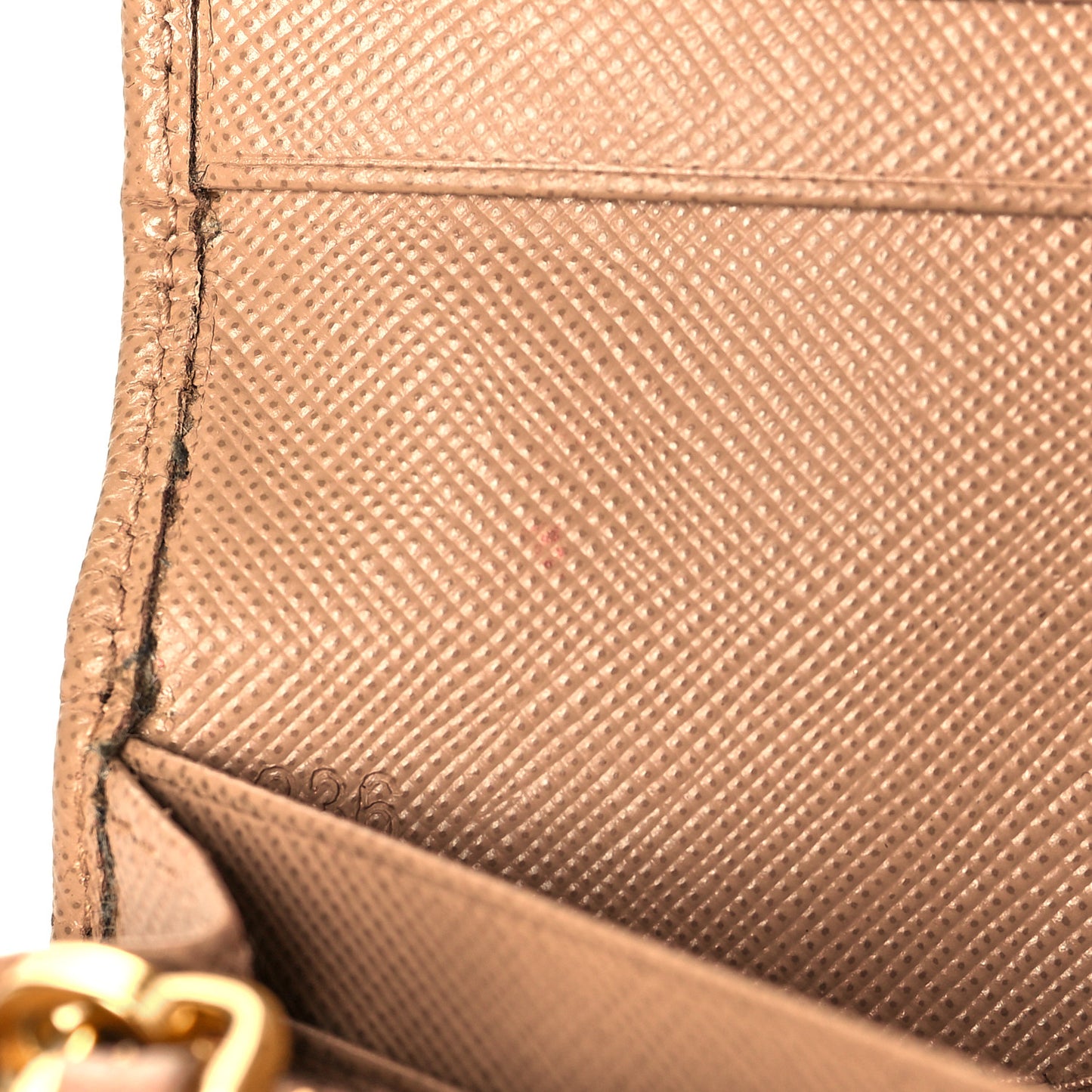 Saffiano Metal Continental Flap Wallet Cammeo