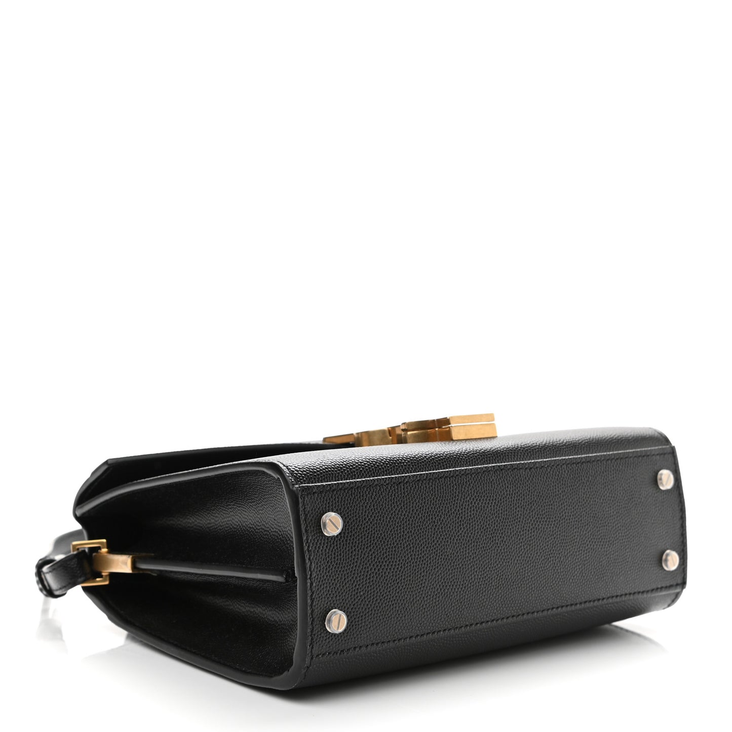 Grain de Poudre Mini Classic Monogram Cassandra Top Handle Black