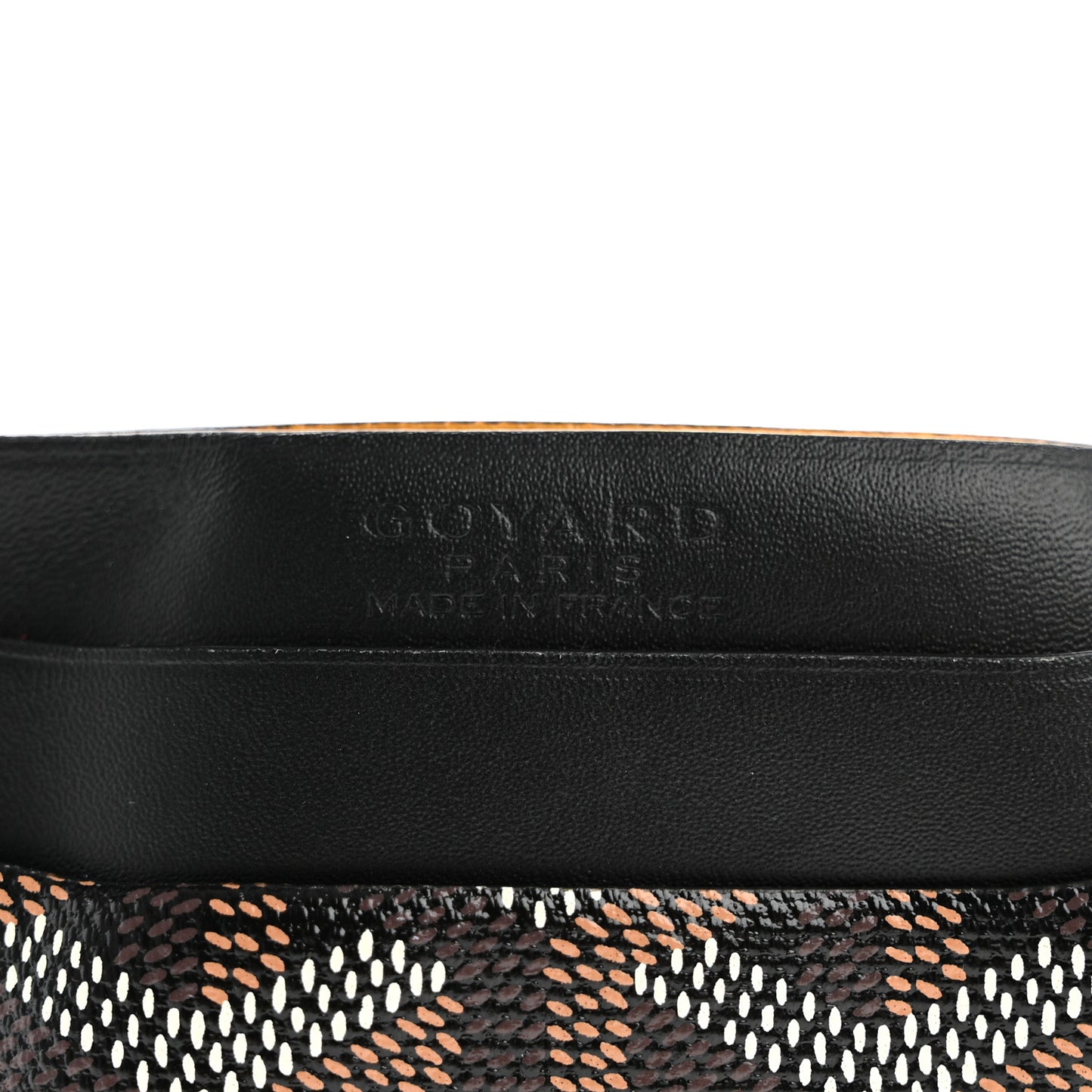 Goyardine Saint Sulpice Card Holder Black