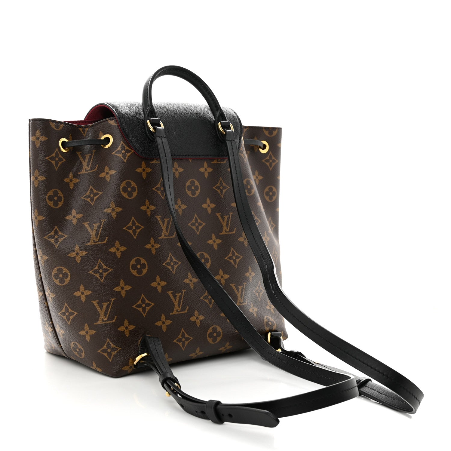 Louis Vuitton Monogram Montsouris PM Black 3 of 11