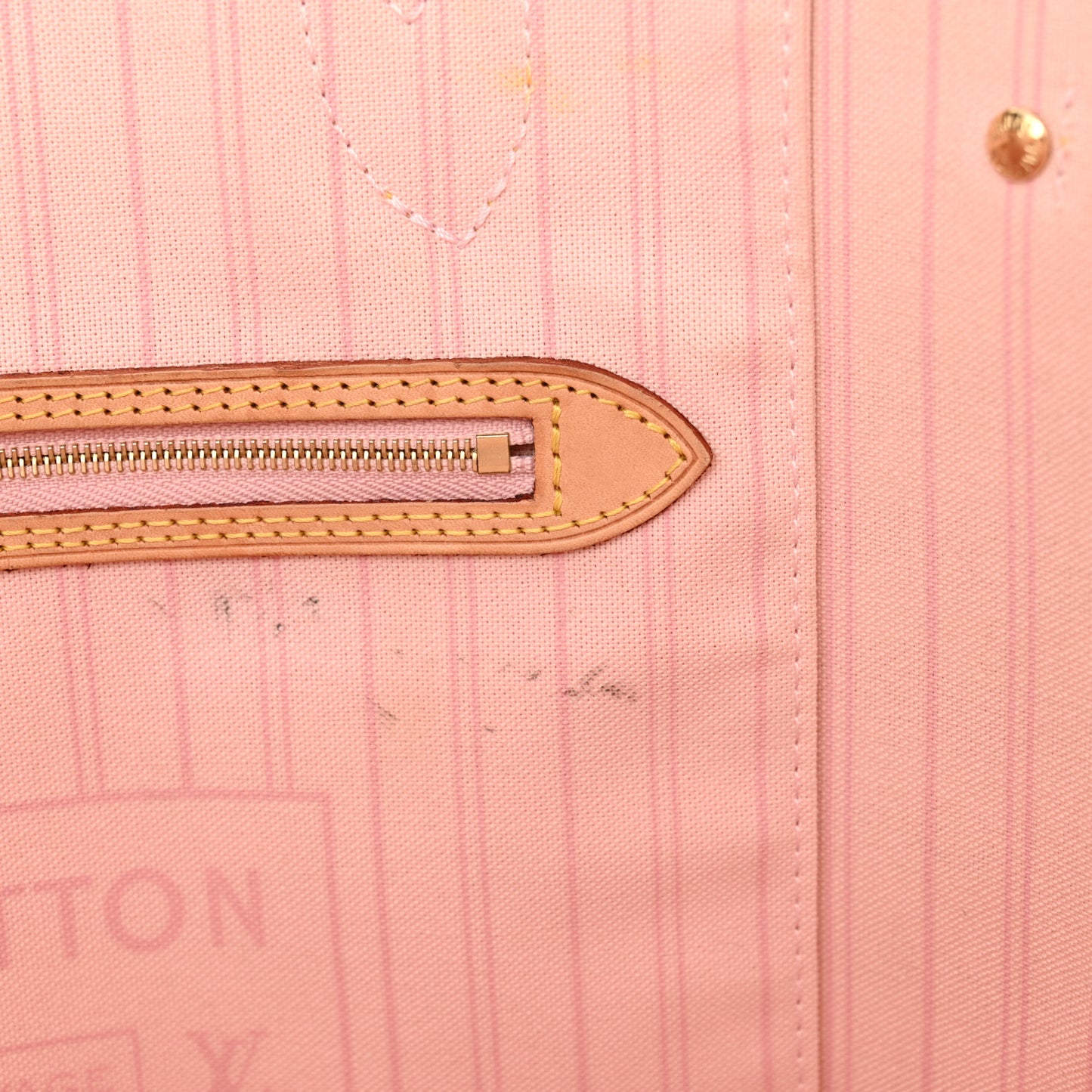 Damier Azur Neo Neverfull MM Rose Ballerine