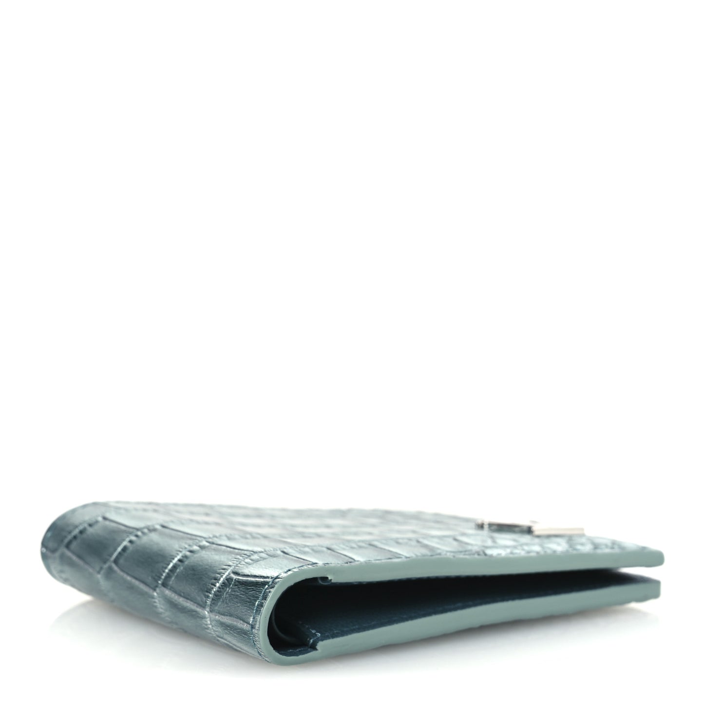 Crocodile Multiple Wallet Blue Pool