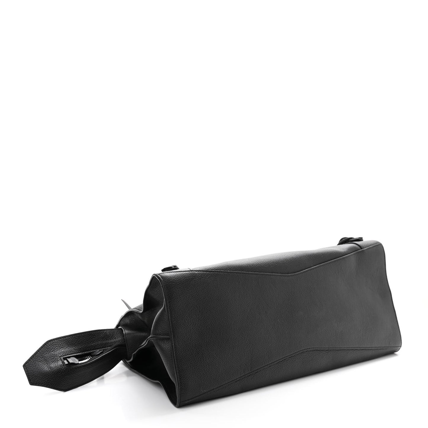 Grained Calfskin Neo Classic Black Hardware Medium City Black