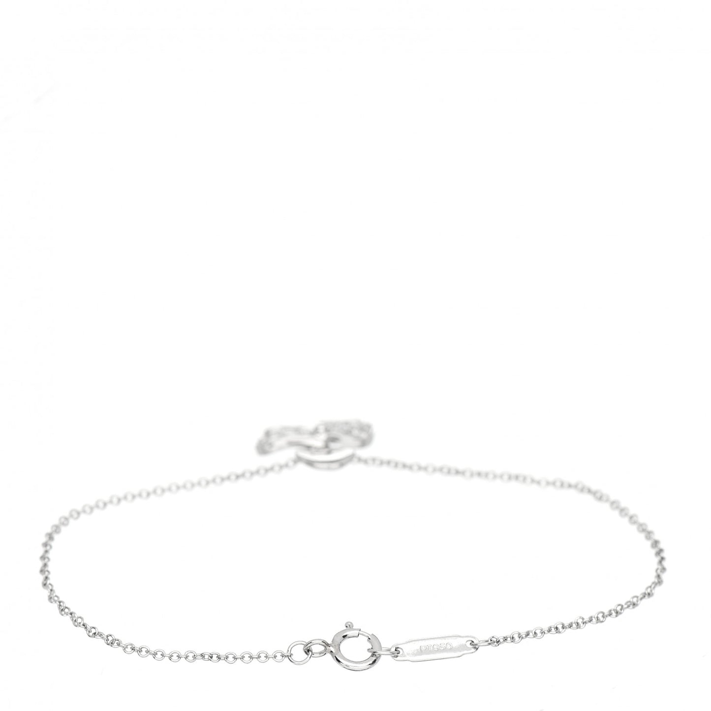 Platinum Diamond Paper Flowers Bracelet