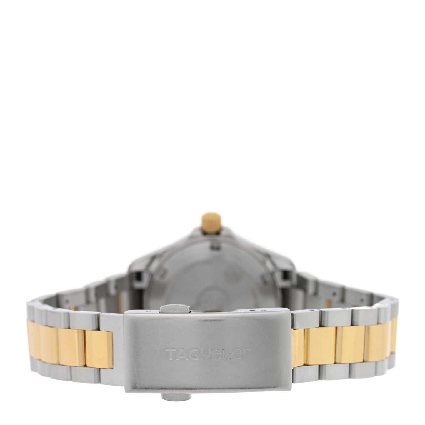 Stainless Steel 18K Yellow Gold Diamond Mother of Pearl 27mm Aquaracer Lady Quartz Watch WBD1422
