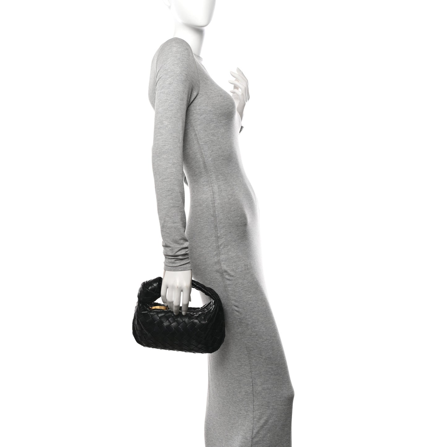Nappa Intrecciato Mini Jodie Black