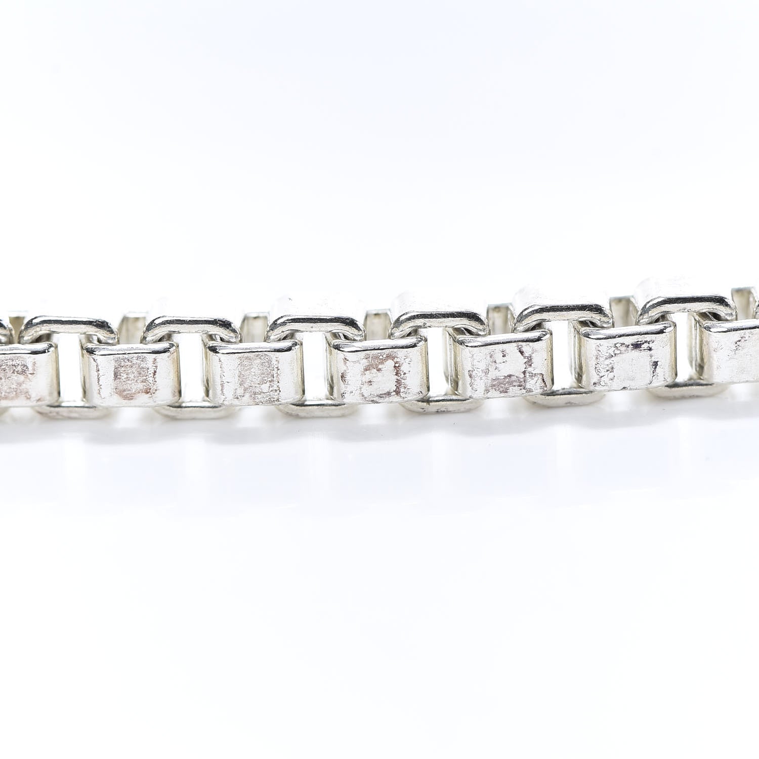 Tiffany Sterling Silver 4mm Venetian Link Bracelet 7 of 7