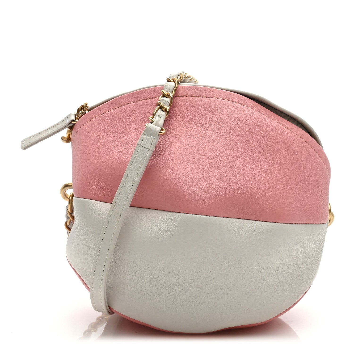 Chanel Calfskin Coco Beach Ball Bag White Pink 1495235 – FASHIONPHILE