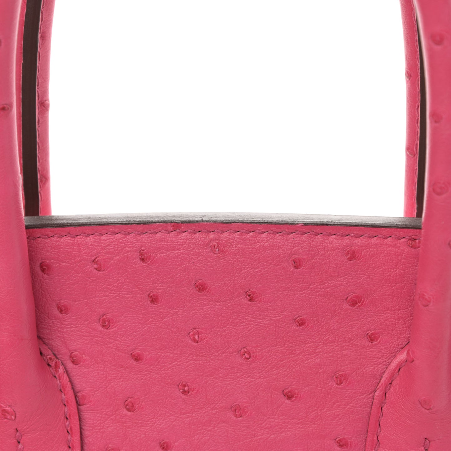 Ostrich Birkin 30 Rose Tyrien