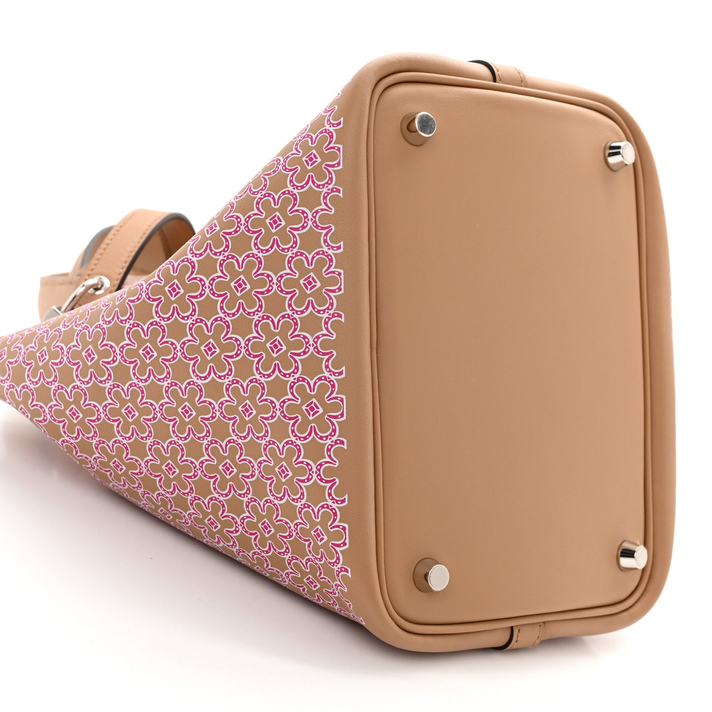 Swift Lucky Daisy Picotin Lock 18 PM Chai Rose White