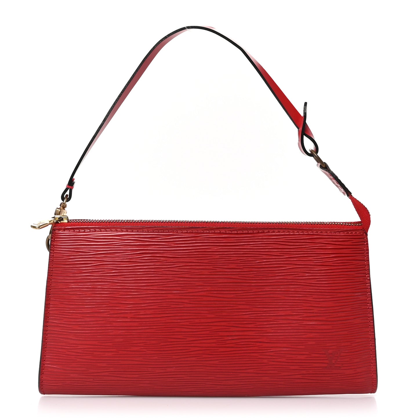 Epi Pochette Accessories 21 Castillan Red