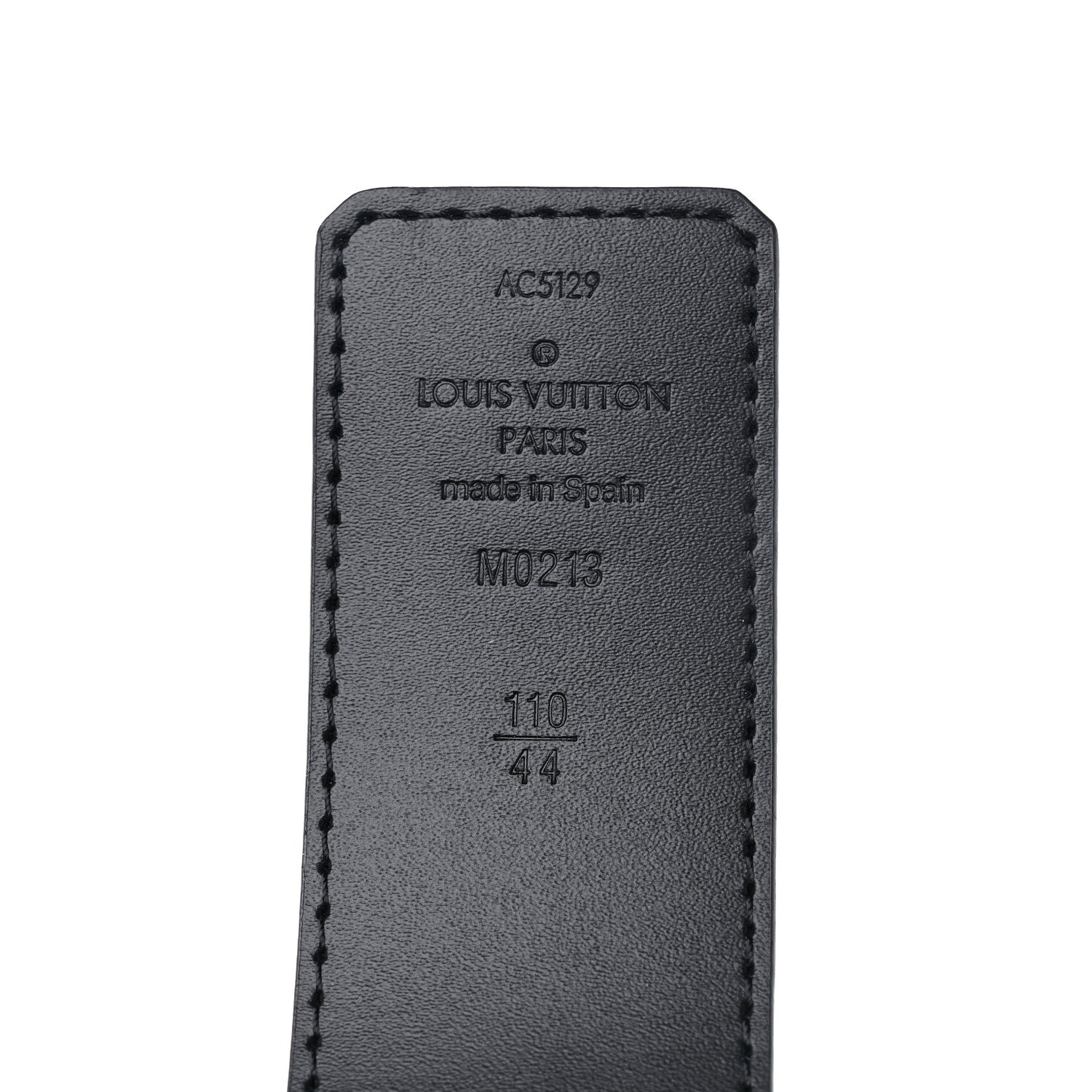 Louis Vuitton Damier Graphite 40mm LV Initiales Belt 110 44 3 of 4
