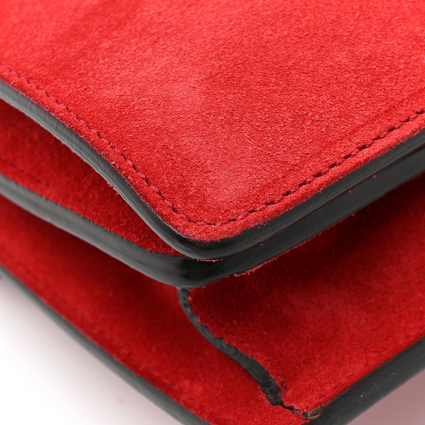 Suede Vitello Velvet Small Dionysus Shoulder Bag Vulcanic Red