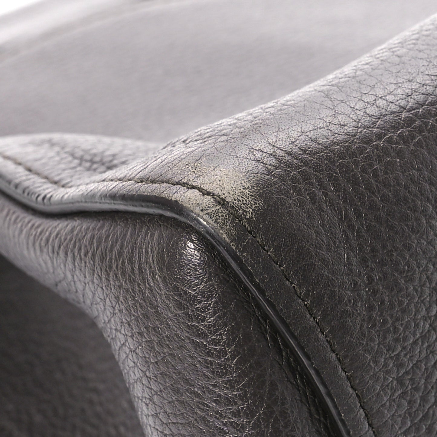 Calfskin Medium Margot Top Handle Satchel Flannel
