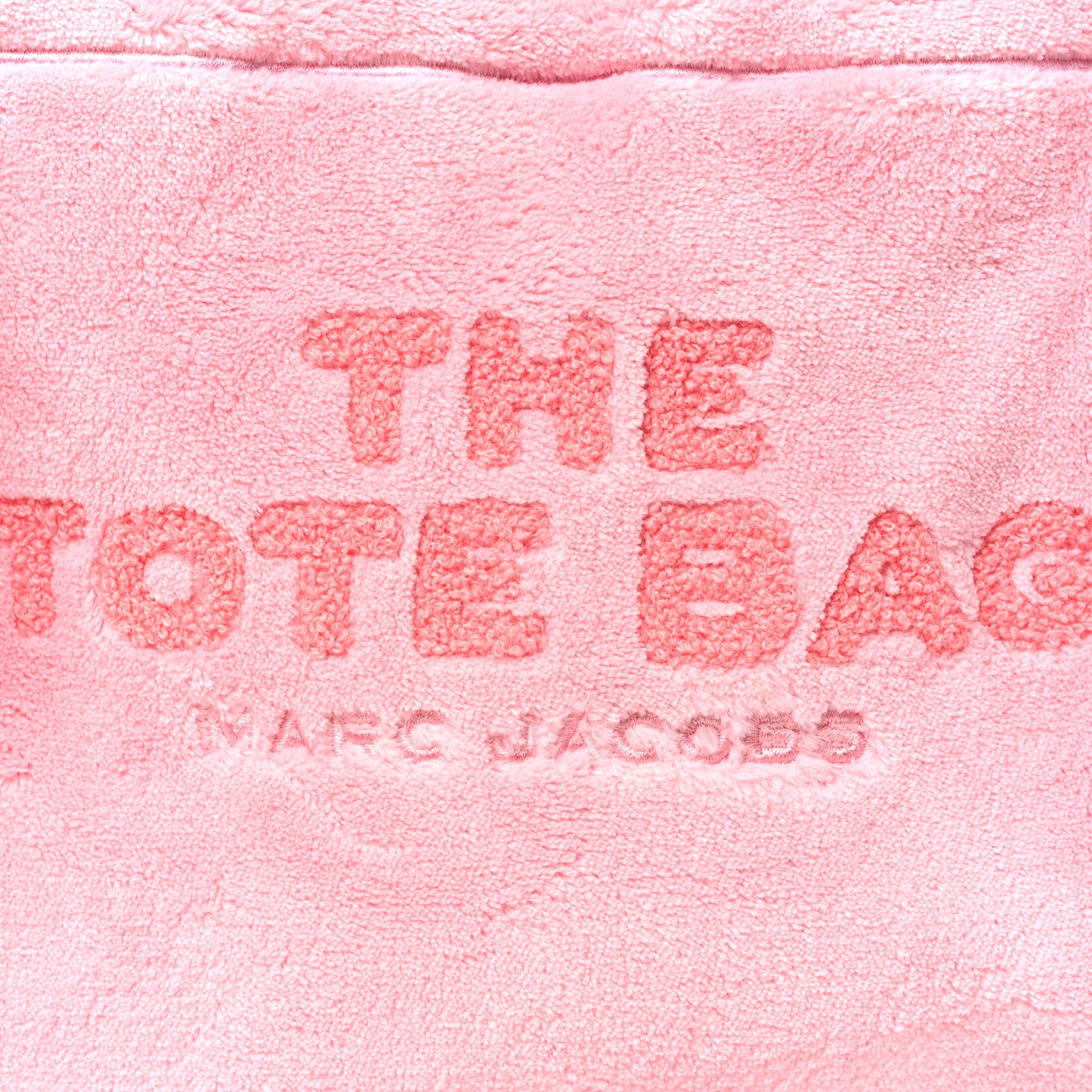 Polyester Mini Terry Tote Bag Light Pink