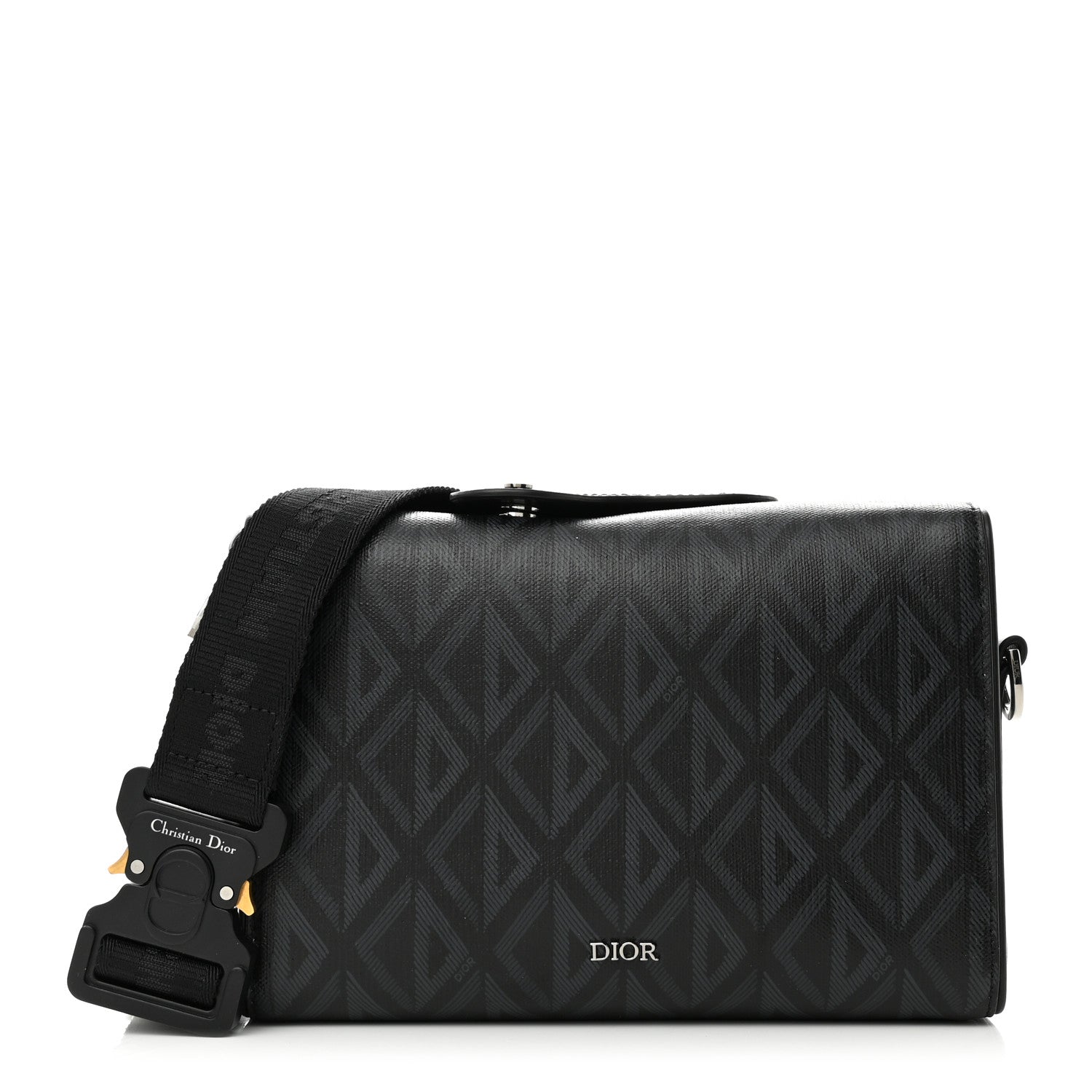 Christian Dior Canvas CD Diamond Lingot 22 Bag Black 1 of 9