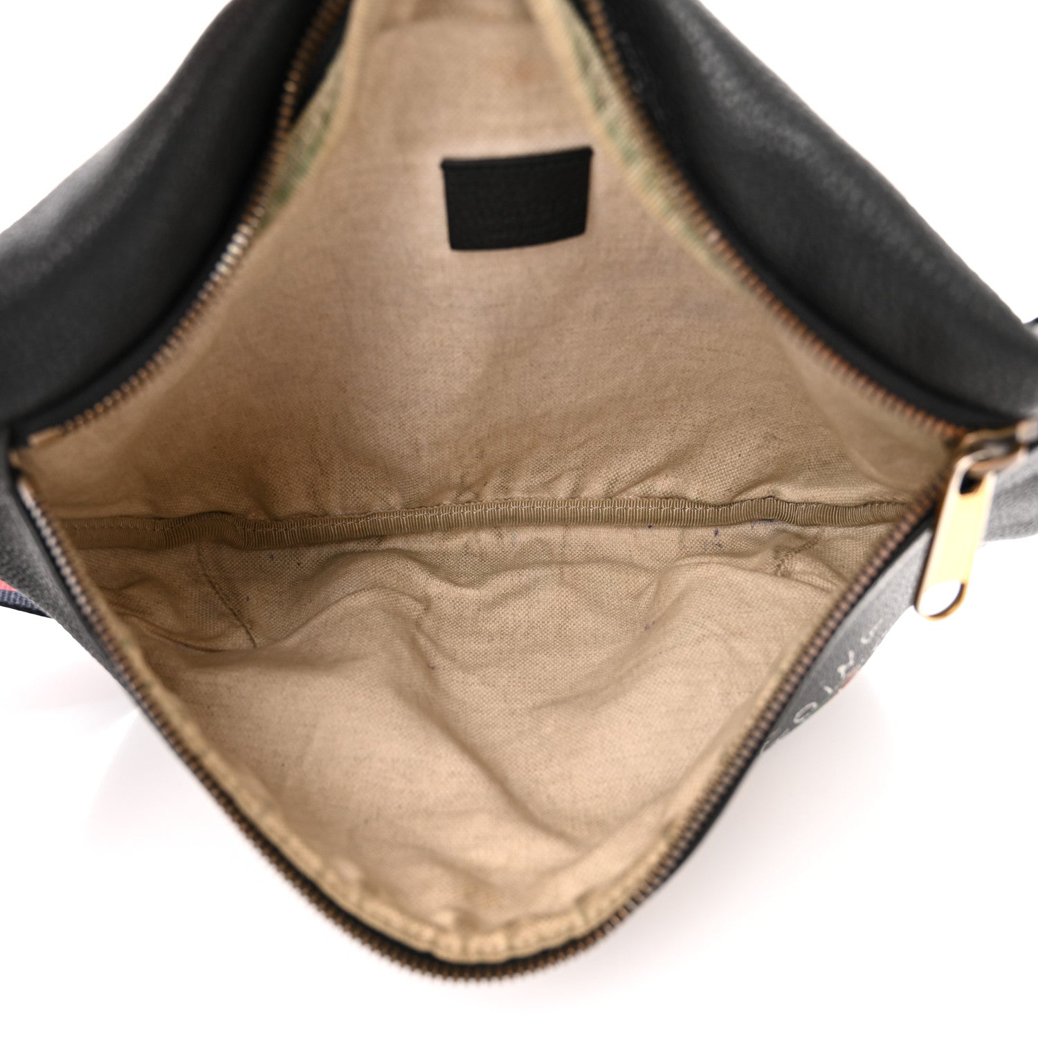 Gucci Grained Calfskin Coco Capitan Logo Belt Bag Black 5 of 16