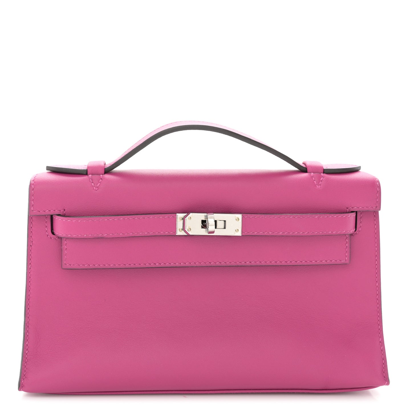 Swift Kelly Pochette Clutch Rose Pourpre