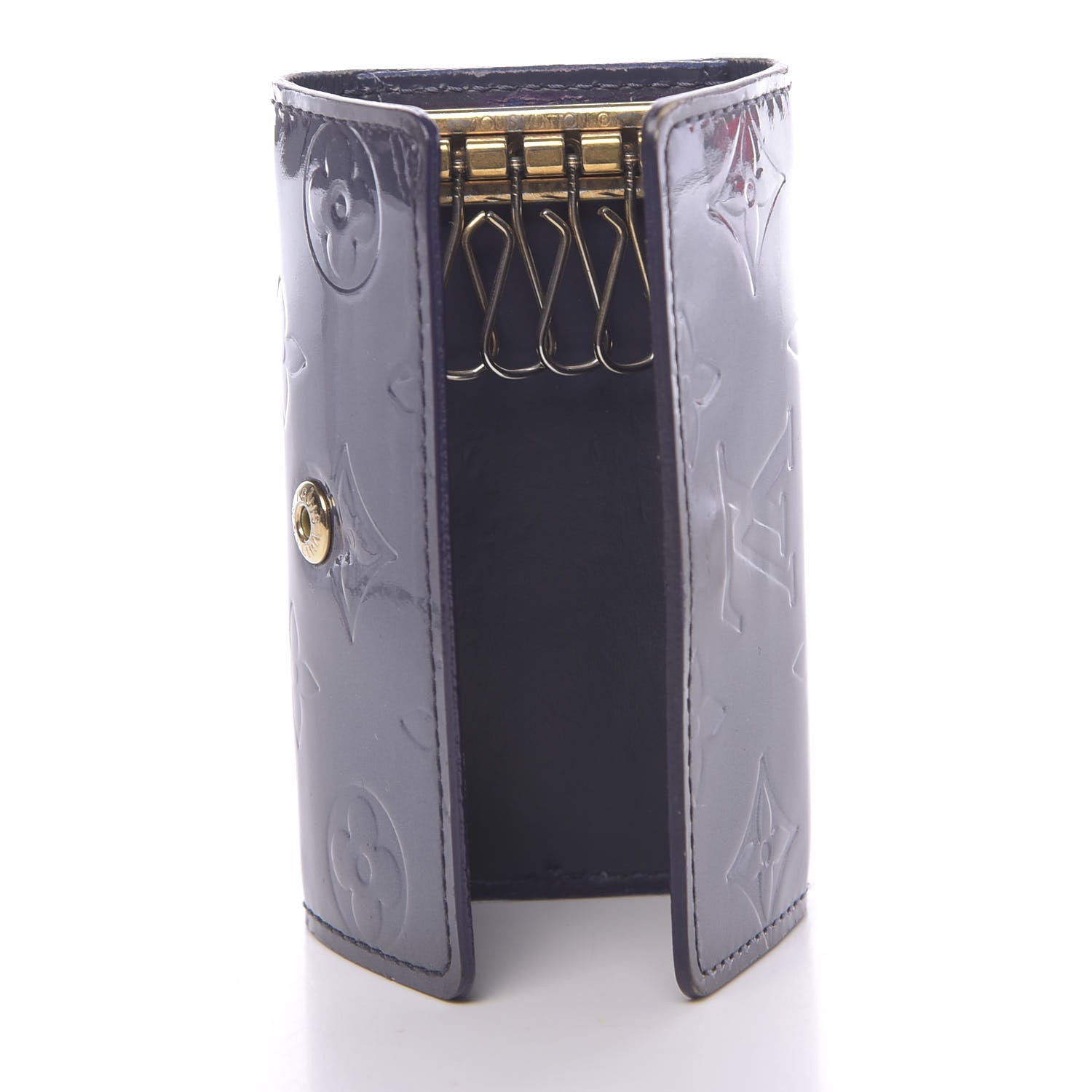 Louis Vuitton Vernis Multicles 4 Key Holder Indigo 5 of 9