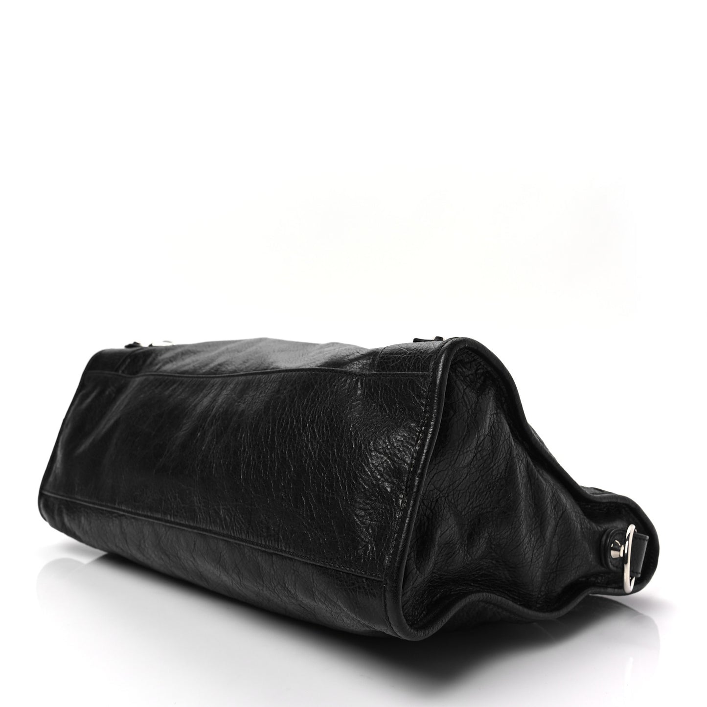 Agneau Classic Silver Hardware City Black