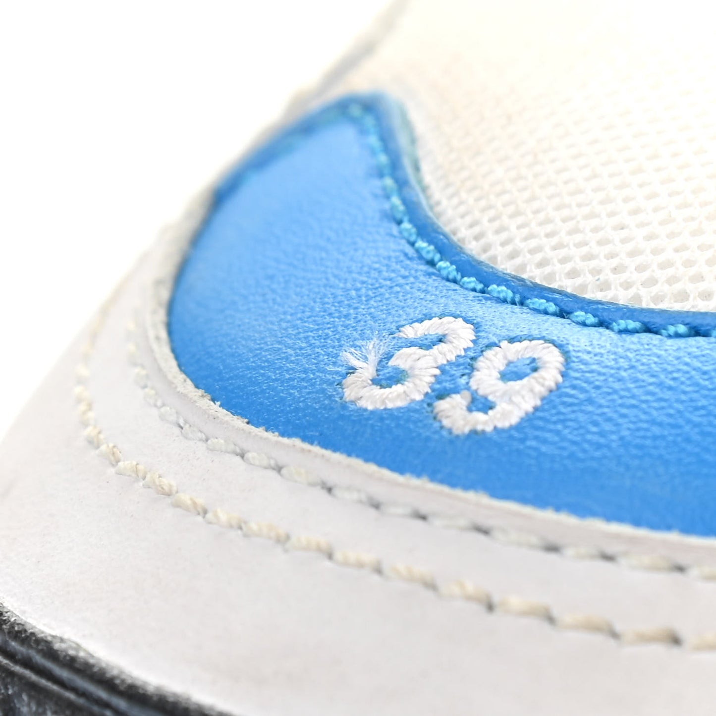Fabric Mesh Nappa Mens Triple S Sneakers 39 Bleu White Vert Jaune